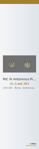 RIC III Antoninus Pius 301 — CANOA