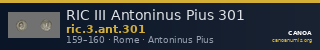RIC III Antoninus Pius 301 — CANOA