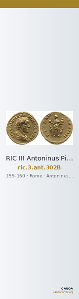 RIC III Antoninus Pius 302B — CANOA