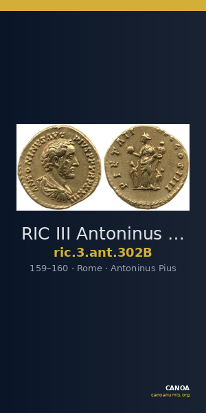 RIC III Antoninus Pius 302B — CANOA