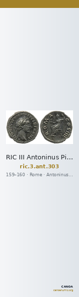 RIC III Antoninus Pius 303 — CANOA