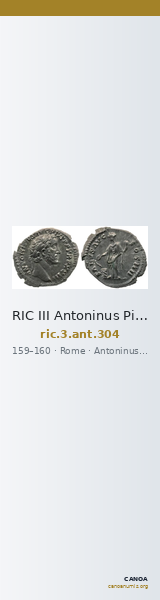 RIC III Antoninus Pius 304 — CANOA