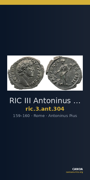 RIC III Antoninus Pius 304 — CANOA