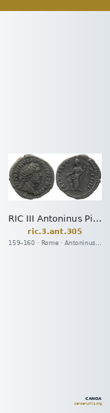RIC III Antoninus Pius 305 — CANOA
