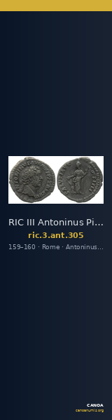 RIC III Antoninus Pius 305 — CANOA