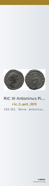 RIC III Antoninus Pius 309 — CANOA