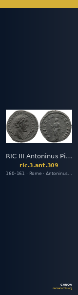 RIC III Antoninus Pius 309 — CANOA