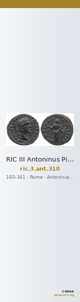 RIC III Antoninus Pius 310 — CANOA