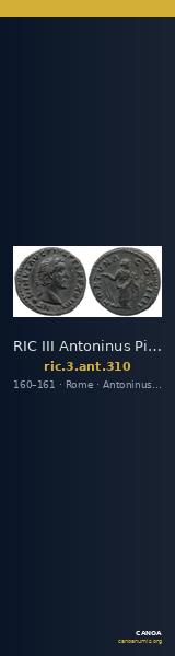 RIC III Antoninus Pius 310 — CANOA