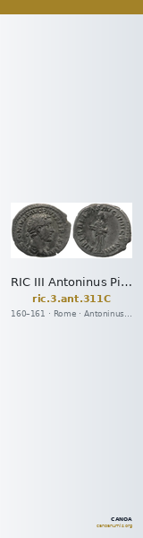 RIC III Antoninus Pius 311C — CANOA