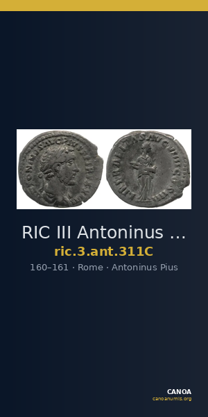 RIC III Antoninus Pius 311C — CANOA