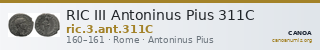 RIC III Antoninus Pius 311C — CANOA