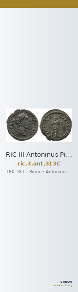 RIC III Antoninus Pius 313C — CANOA