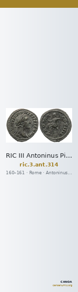 RIC III Antoninus Pius 314 — CANOA