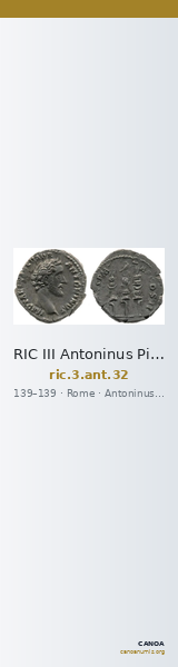 RIC III Antoninus Pius 32 — CANOA