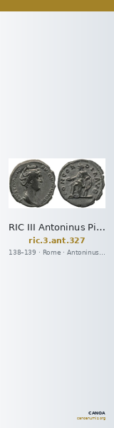 RIC III Antoninus Pius 327 — CANOA