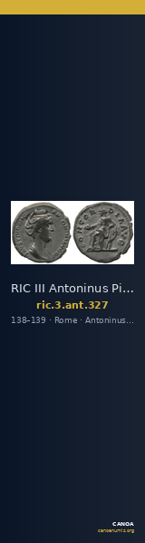RIC III Antoninus Pius 327 — CANOA