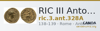 RIC III Antoninus Pius 328A — CANOA