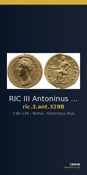 RIC III Antoninus Pius 328B — CANOA