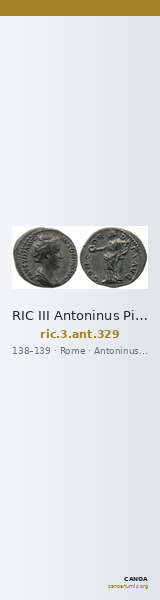 RIC III Antoninus Pius 329 — CANOA
