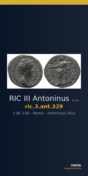 RIC III Antoninus Pius 329 — CANOA