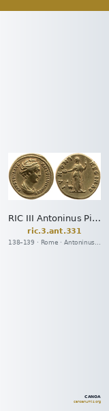 RIC III Antoninus Pius 331 — CANOA