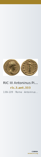 RIC III Antoninus Pius 333 — CANOA