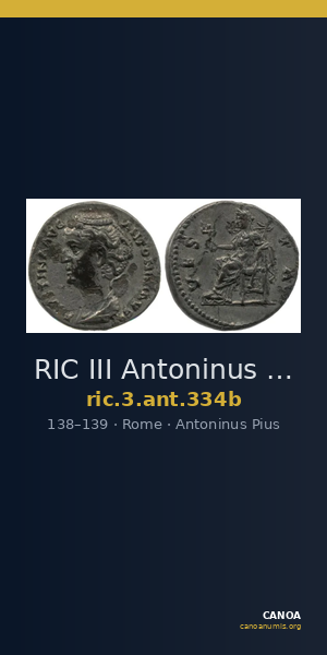 RIC III Antoninus Pius 334b — CANOA