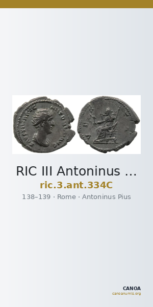 RIC III Antoninus Pius 334C — CANOA
