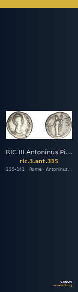 RIC III Antoninus Pius 335 — CANOA
