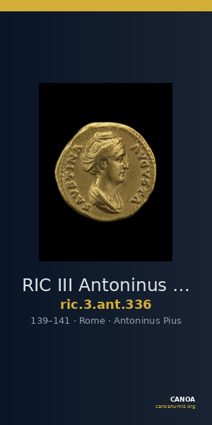 RIC III Antoninus Pius 336 — CANOA