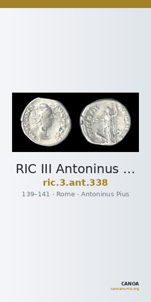 RIC III Antoninus Pius 338 — CANOA