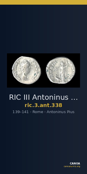 RIC III Antoninus Pius 338 — CANOA