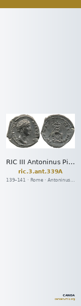 RIC III Antoninus Pius 339A — CANOA