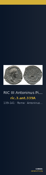 RIC III Antoninus Pius 339A — CANOA