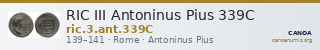 RIC III Antoninus Pius 339C — CANOA