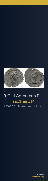 RIC III Antoninus Pius 34 — CANOA