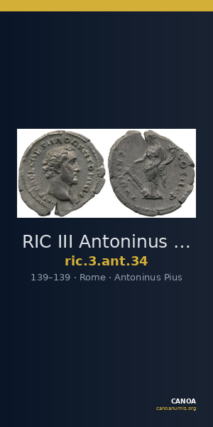 RIC III Antoninus Pius 34 — CANOA