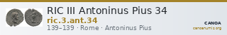 RIC III Antoninus Pius 34 — CANOA