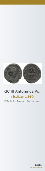 RIC III Antoninus Pius 340 — CANOA