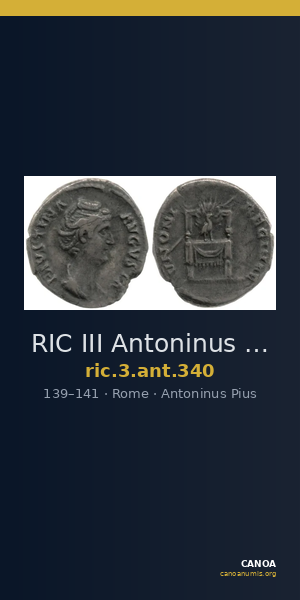 RIC III Antoninus Pius 340 — CANOA