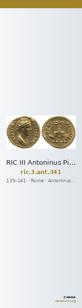RIC III Antoninus Pius 341 — CANOA