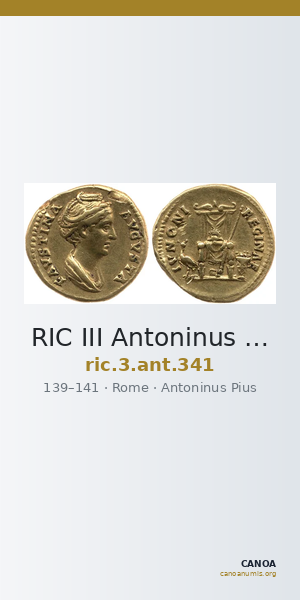RIC III Antoninus Pius 341 — CANOA