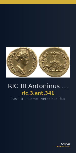 RIC III Antoninus Pius 341 — CANOA