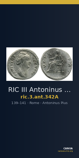 RIC III Antoninus Pius 342A — CANOA