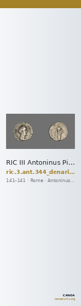 RIC III Antoninus Pius 344 (denarius) — CANOA