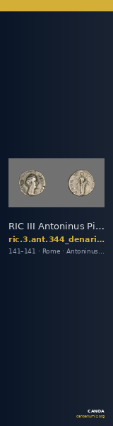 RIC III Antoninus Pius 344 (denarius) — CANOA