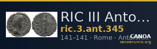RIC III Antoninus Pius 345 — CANOA