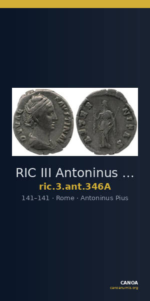 RIC III Antoninus Pius 346A — CANOA