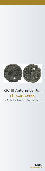 RIC III Antoninus Pius 346B — CANOA